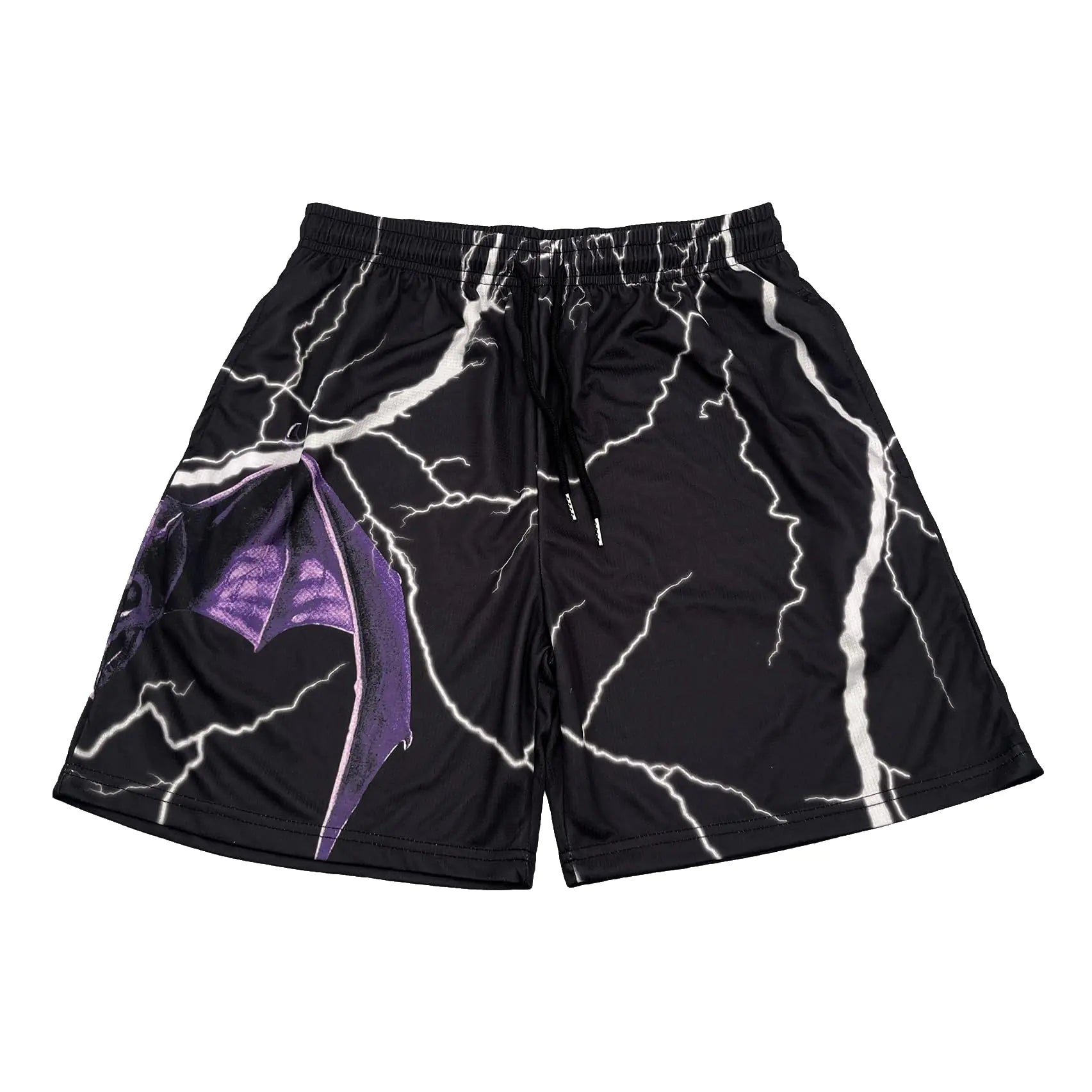 DIOTSR Thunder Bat Elastic Graphic Shorts